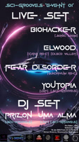 Sci-Grooves Event 01 flyer
