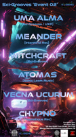Sci-Grooves Event 02 flyer
